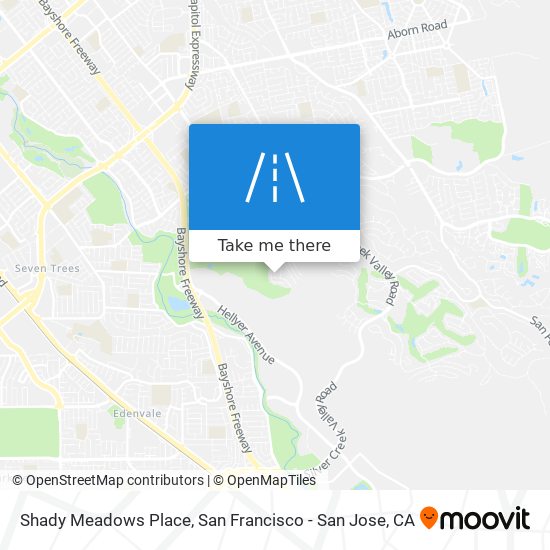 Shady Meadows Place map