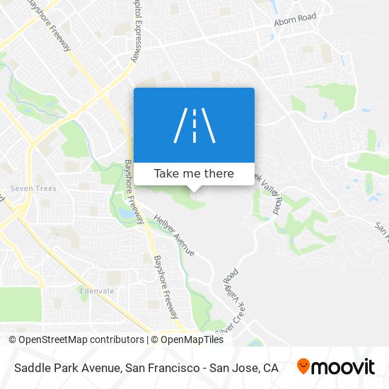 Saddle Park Avenue map