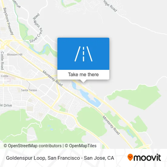 Goldenspur Loop map