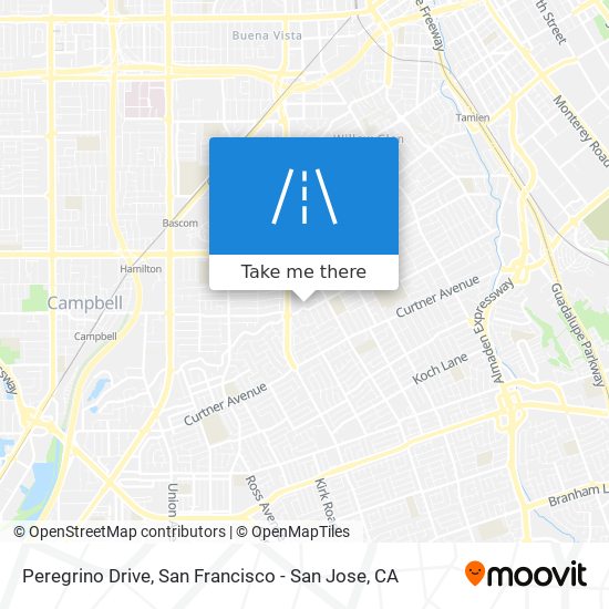 Peregrino Drive map