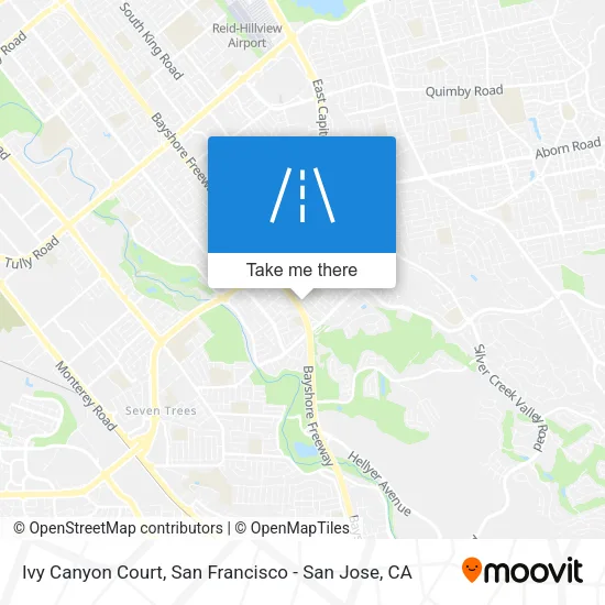 Ivy Canyon Court map