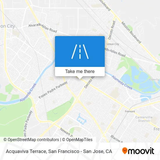 Acquaviva Terrace map