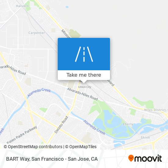 BART Way map