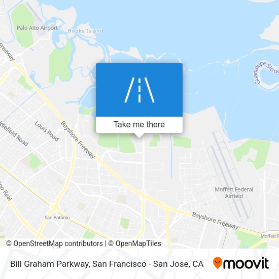 Bill Graham Parkway map