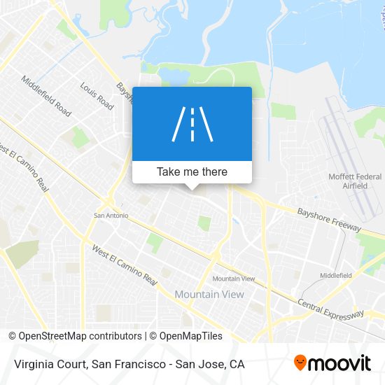 Mapa de Virginia Court