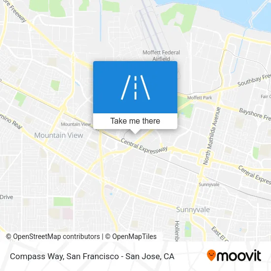 Compass Way map