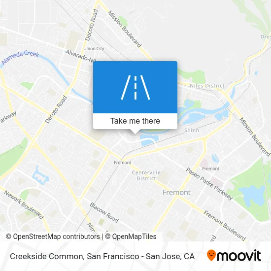 Creekside Common map