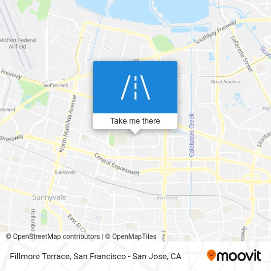 Fillmore Terrace map