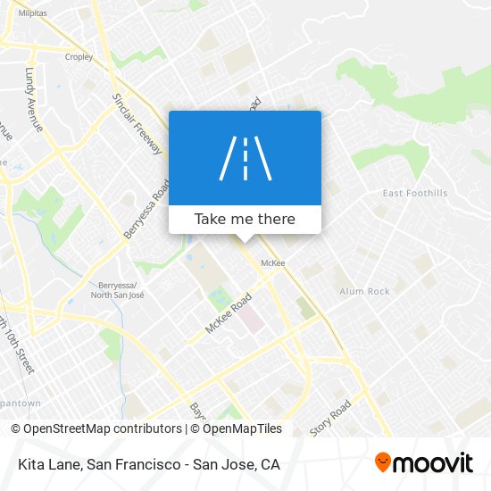 Kita Lane map