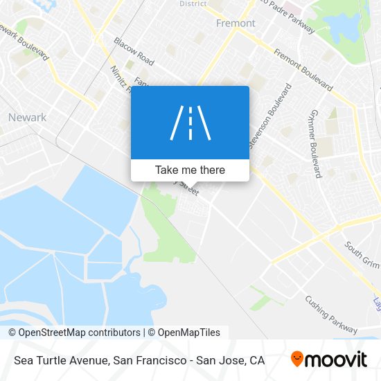 Mapa de Sea Turtle Avenue