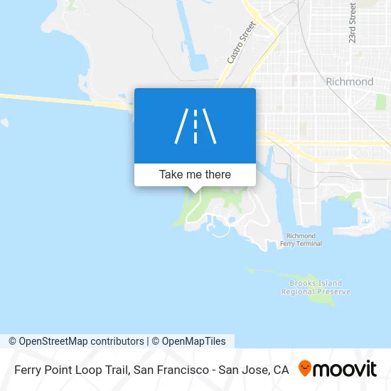 Ferry Point Loop Trail map