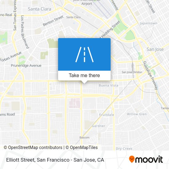 Mapa de Elliott Street