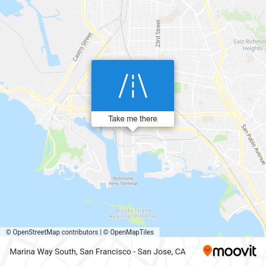 Marina Way South map