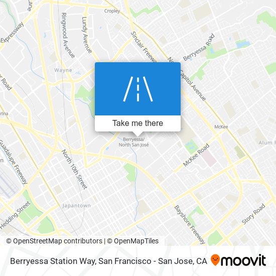 Mapa de Berryessa Station Way