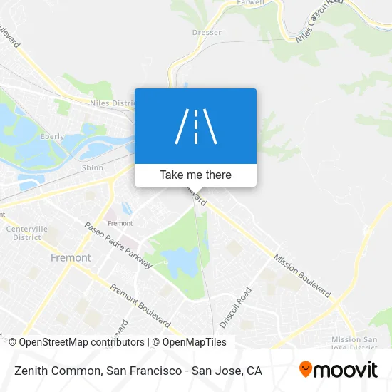 Mapa de Zenith Common