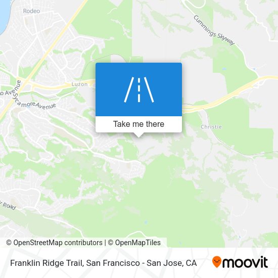 Franklin Ridge Trail map