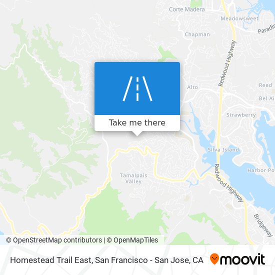 Homestead Trail East map