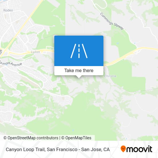 Mapa de Canyon Loop Trail