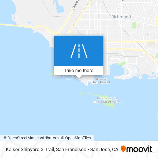 Kaiser Shipyard 3 Trail map