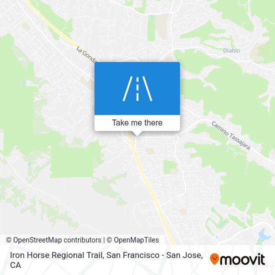 Mapa de Iron Horse Regional Trail