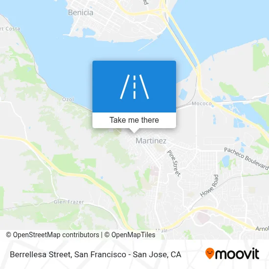 Berrellesa Street map