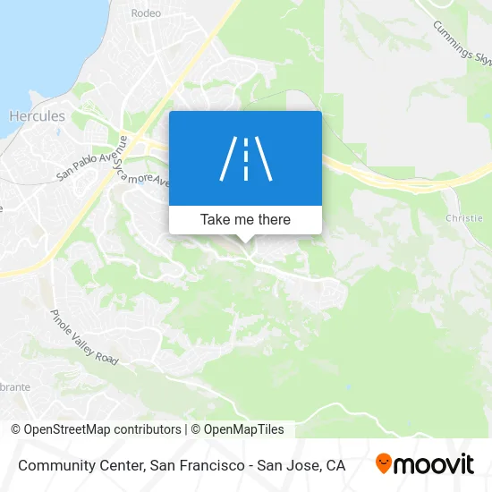 Community Center map