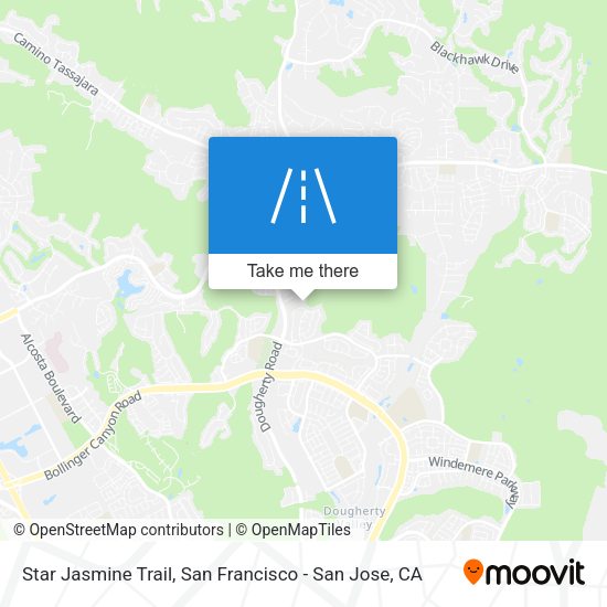 Star Jasmine Trail map