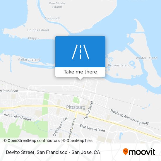 Devito Street map