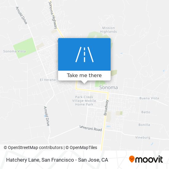 Hatchery Lane map
