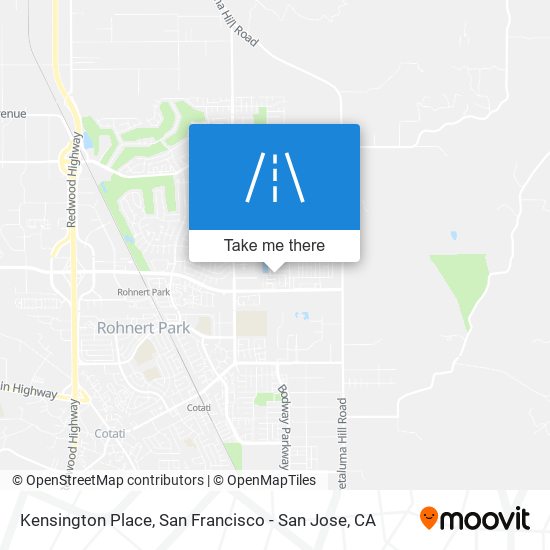 Kensington Place map