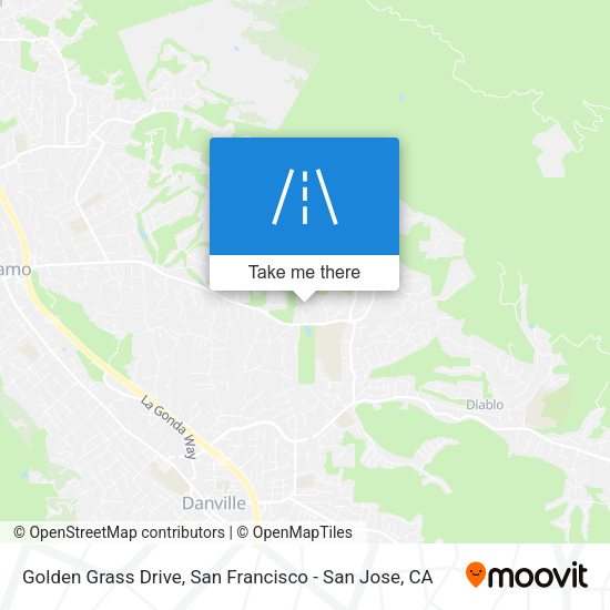 Golden Grass Drive map