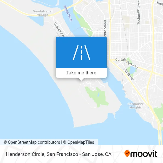 Henderson Circle map