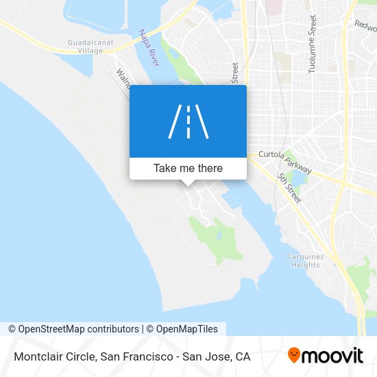 Montclair Circle map