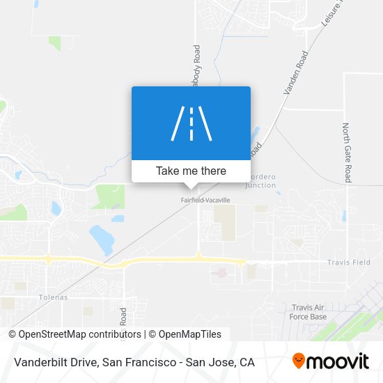 Vanderbilt Drive map