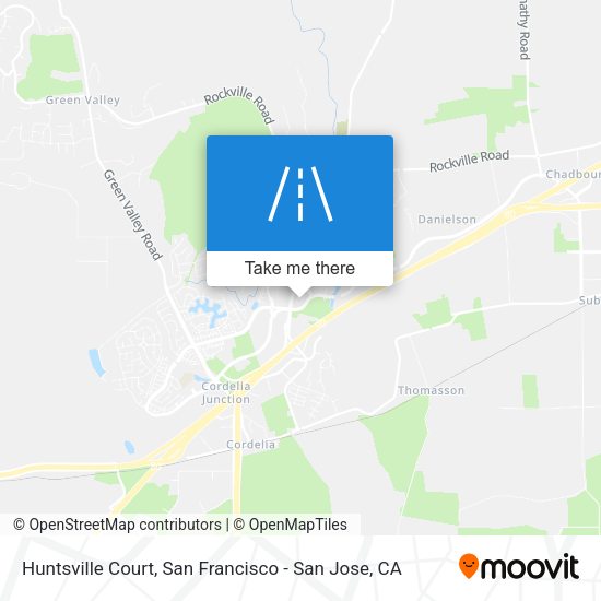 Mapa de Huntsville Court