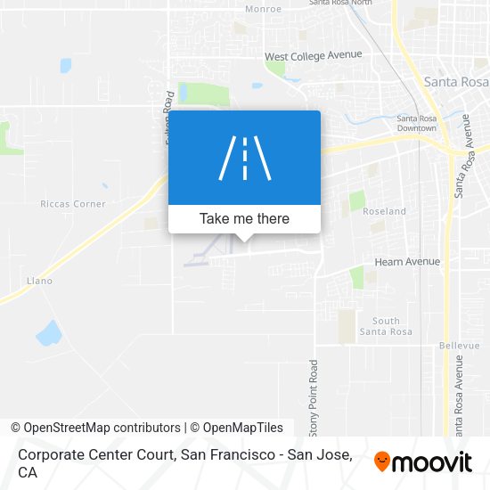 Corporate Center Court map