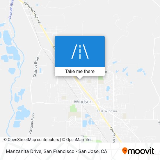 Mapa de Manzanita Drive