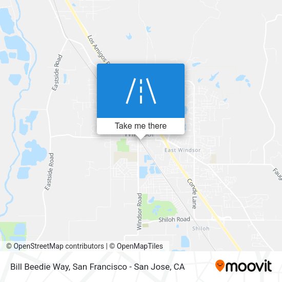 Bill Beedie Way map