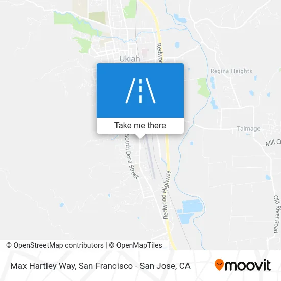 Max Hartley Way map