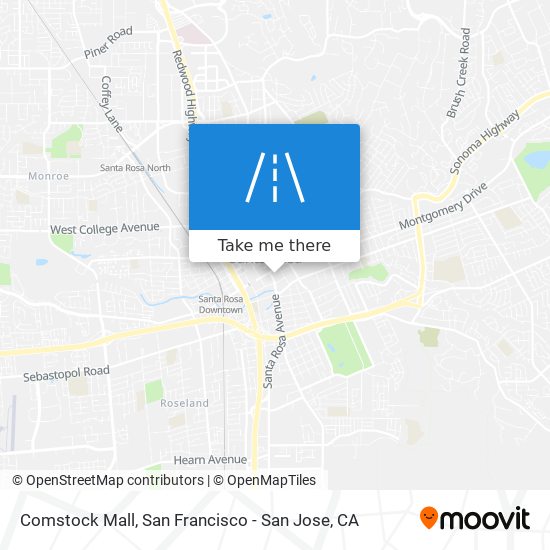 Comstock Mall map