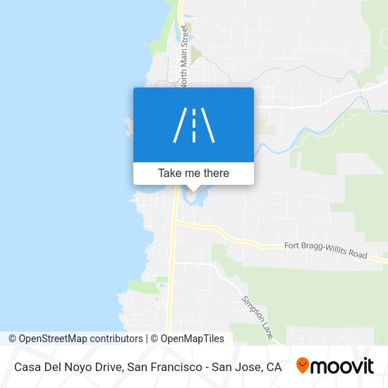 Mapa de Casa Del Noyo Drive