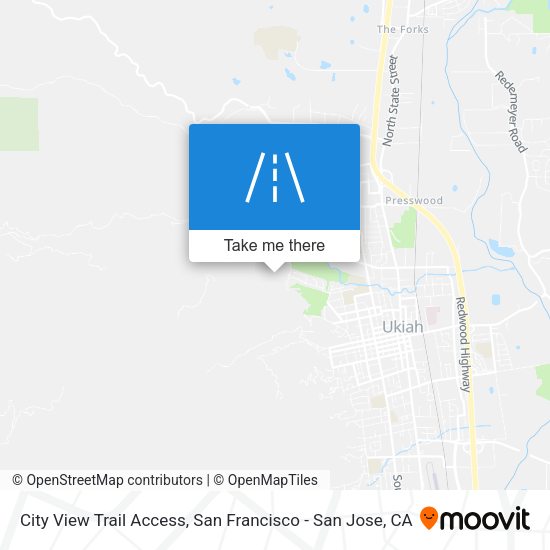 Mapa de City View Trail Access