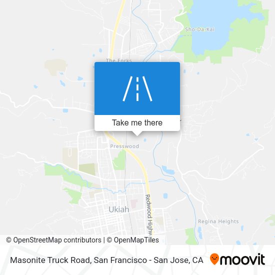 Mapa de Masonite Truck Road