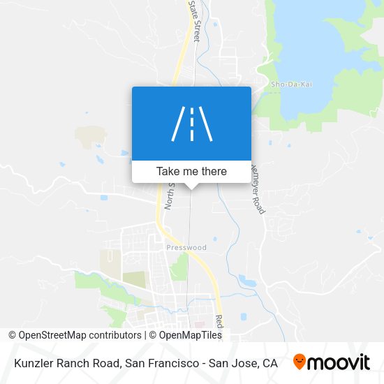 Mapa de Kunzler Ranch Road