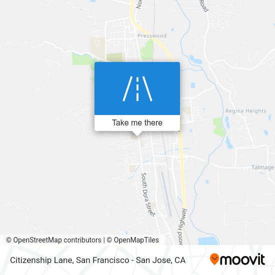 Mapa de Citizenship Lane