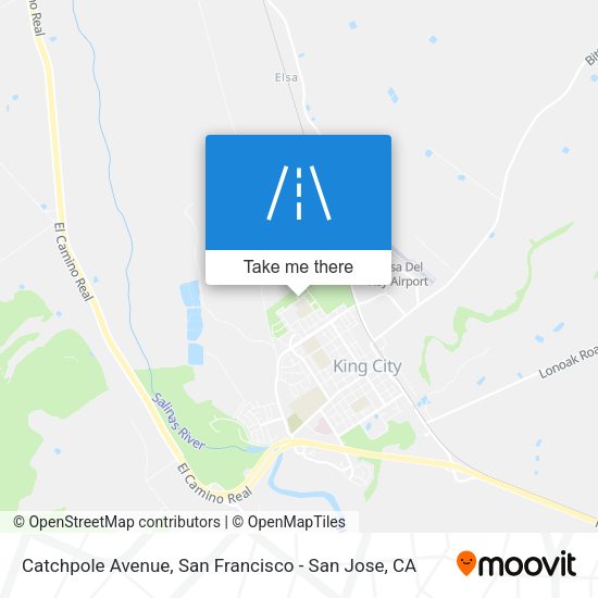Catchpole Avenue map