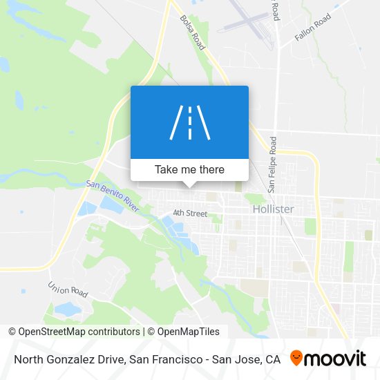 Mapa de North Gonzalez Drive