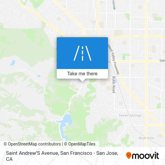 Mapa de Saint Andrew’S Avenue