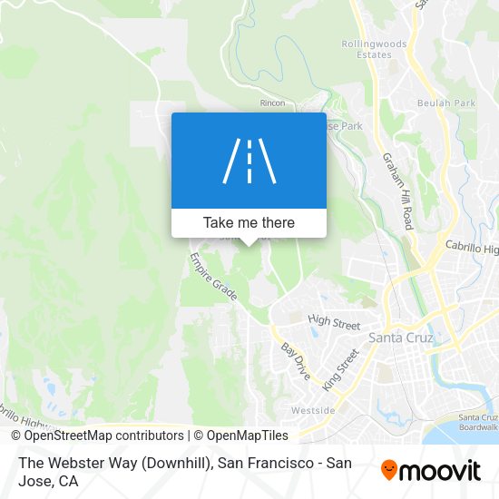 Mapa de The Webster Way (Downhill)