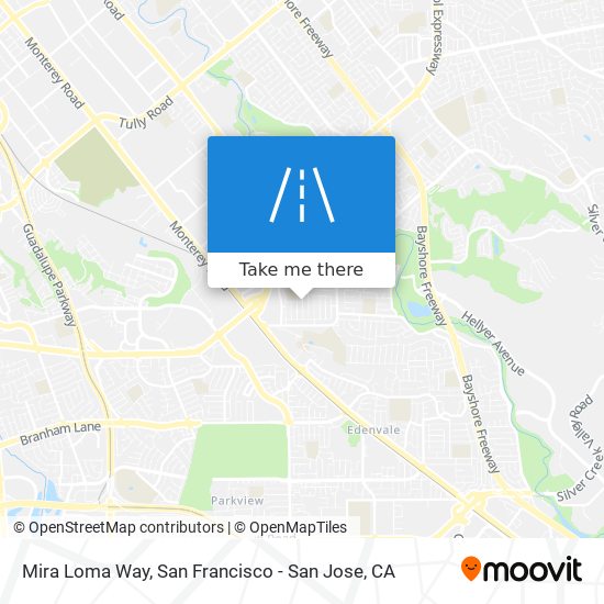 Mira Loma Way map